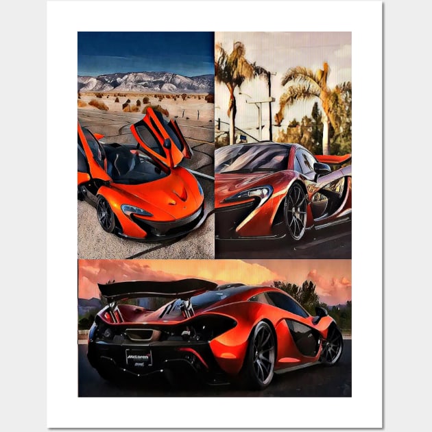 McLaren P1 Wall Art by d1a2n3i4l5